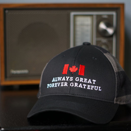 The Greatness Plaid Cap – Canadian Heritage Edition | Charcoal Mist