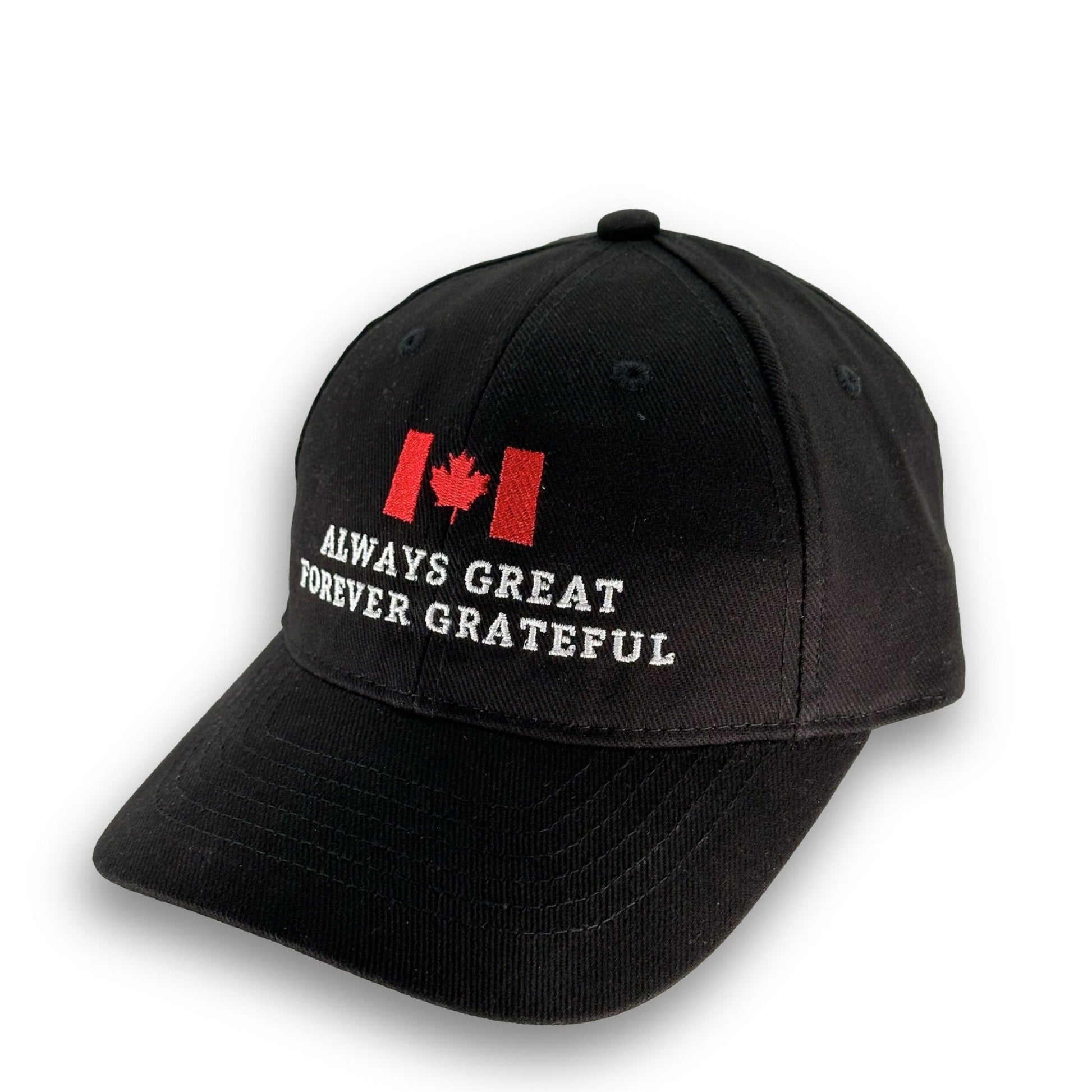 Always Great Forever Grateful Hat – Black Edition - Maple Beaver