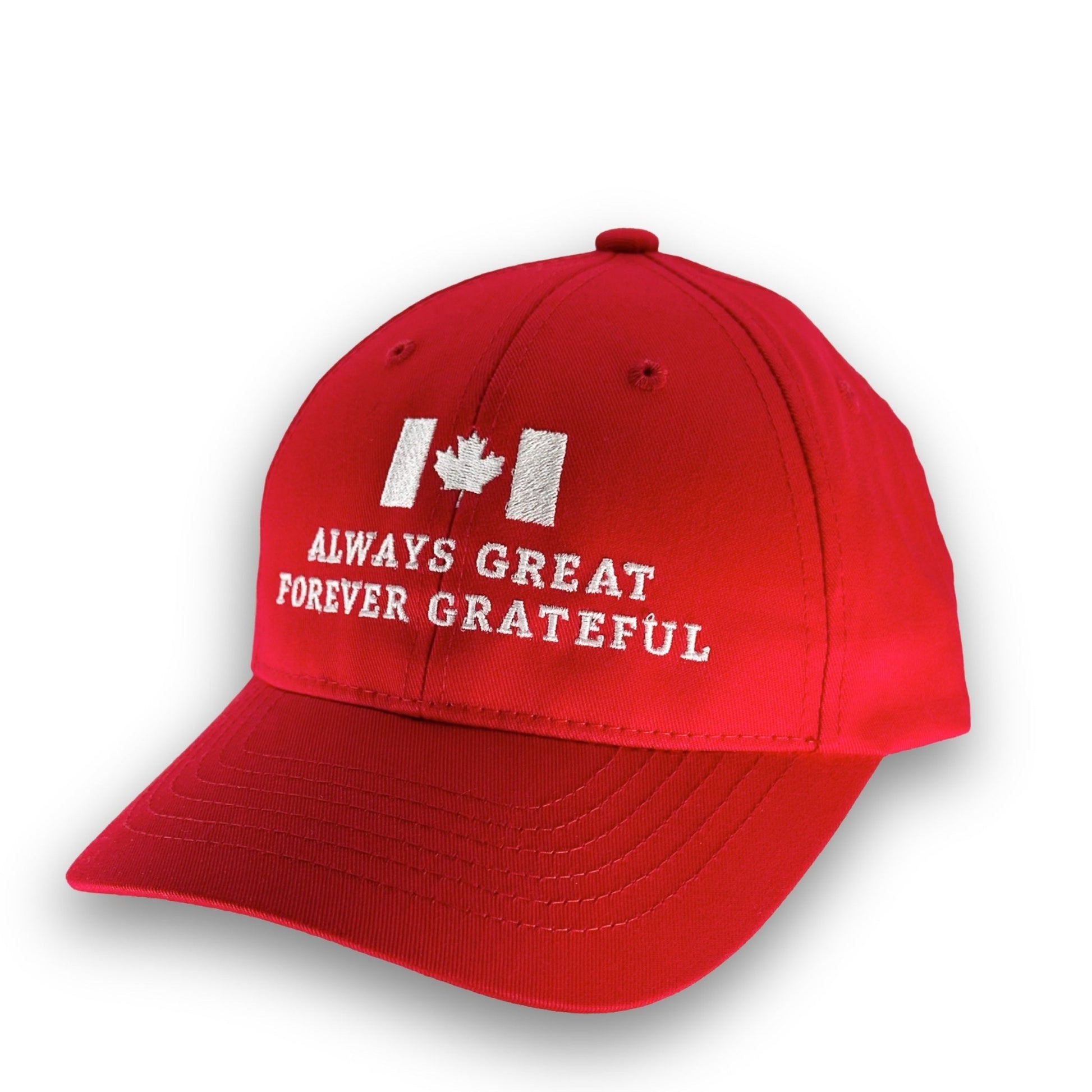 Always Great Forever Grateful Hat – Red Edition - Maple Beaver