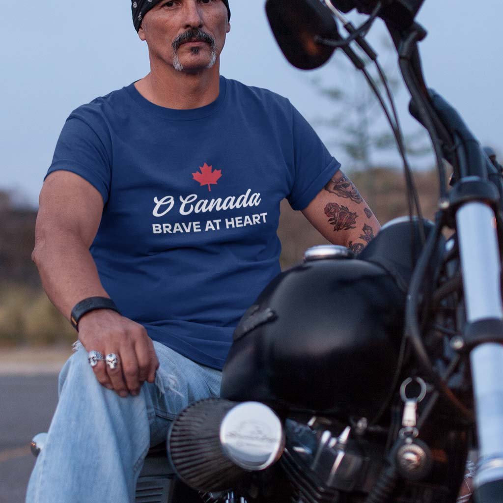 Maple Beaver O Canada Brave at Heart™ T-Shirt – Proudly Made in Canada - Maple Beaver