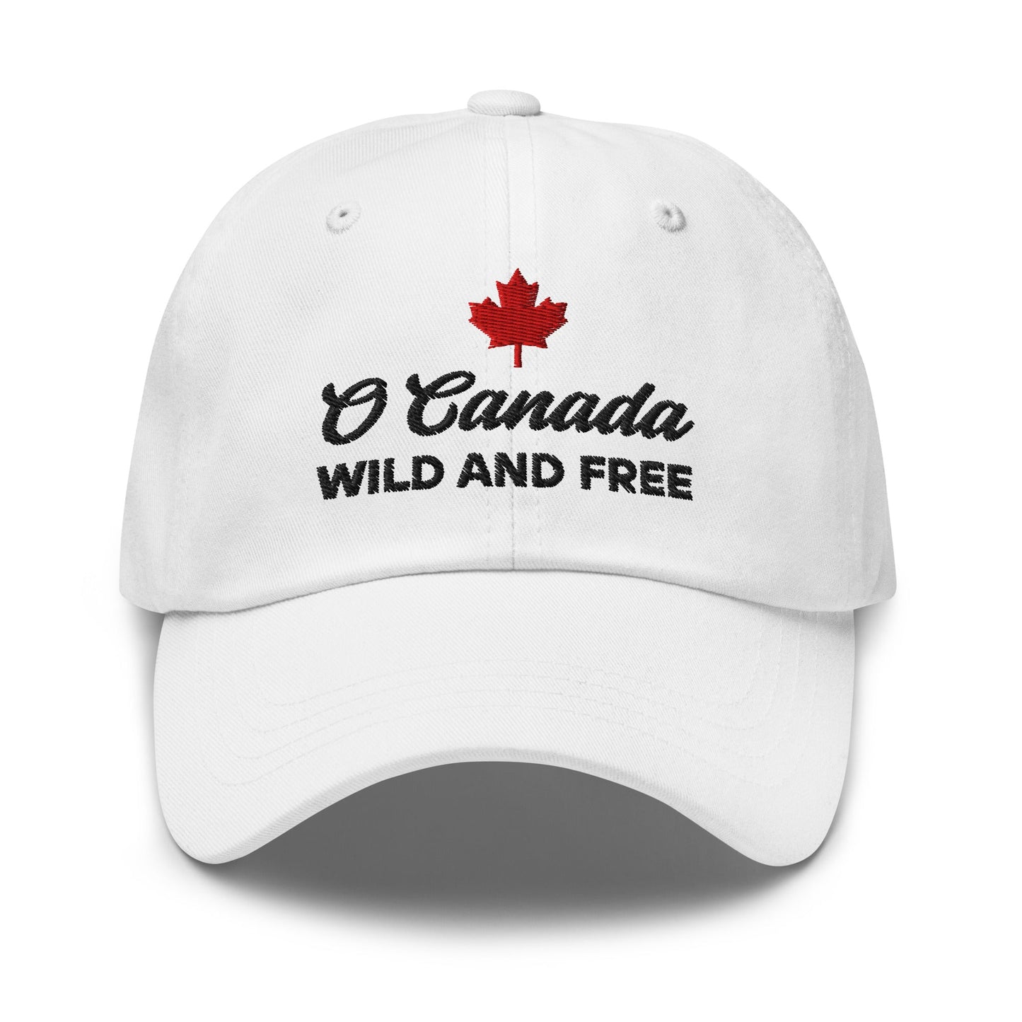 O Canda, Wild And Free™ Cap - Maple Beaver white variant