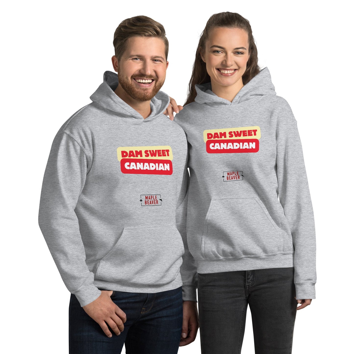 The Dam Sweet Canadian Hoodie – Cozy, Bold, Unapologetically Canadian - Maple Beaver