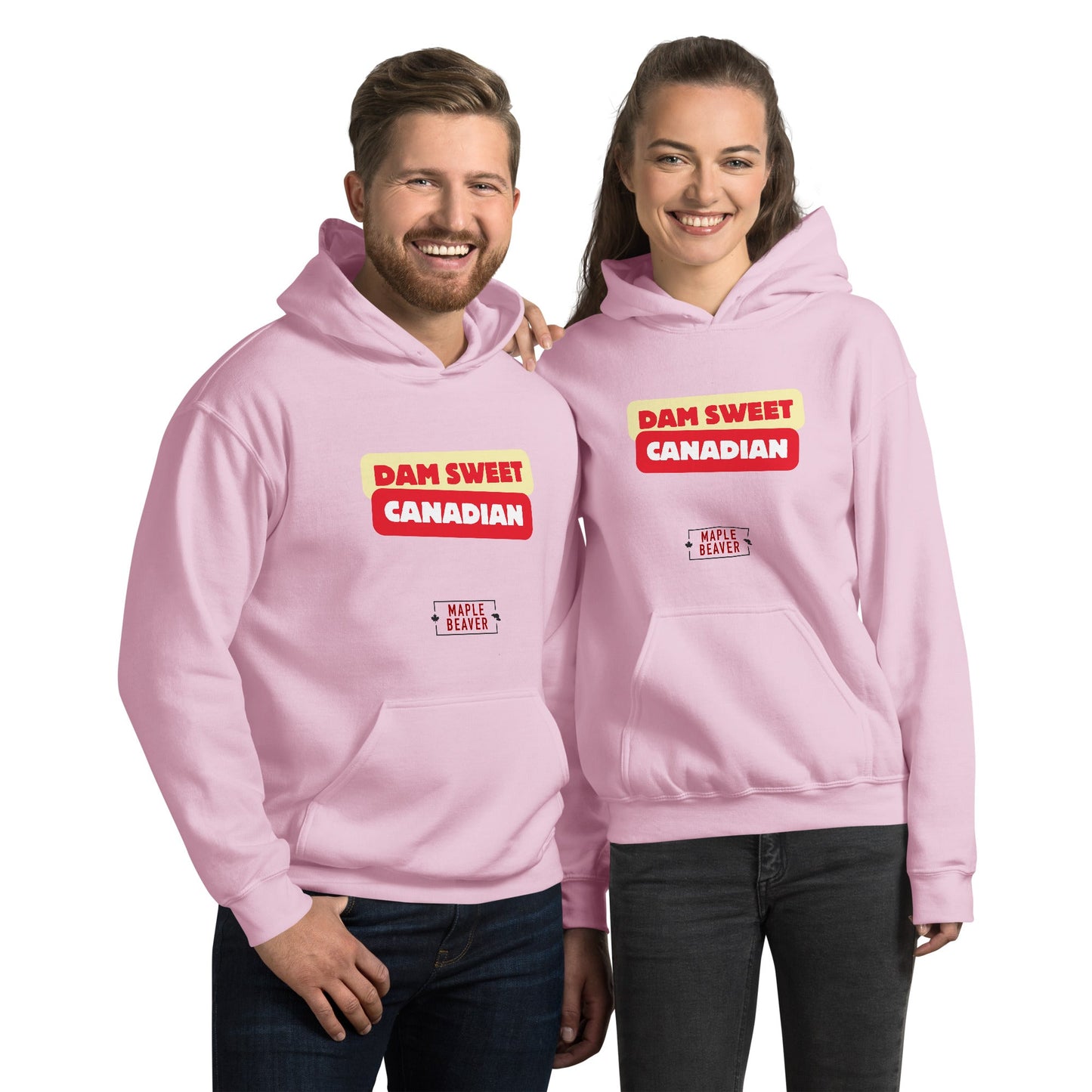 The Dam Sweet Canadian Hoodie – Cozy, Bold, Unapologetically Canadian - Maple Beaver
