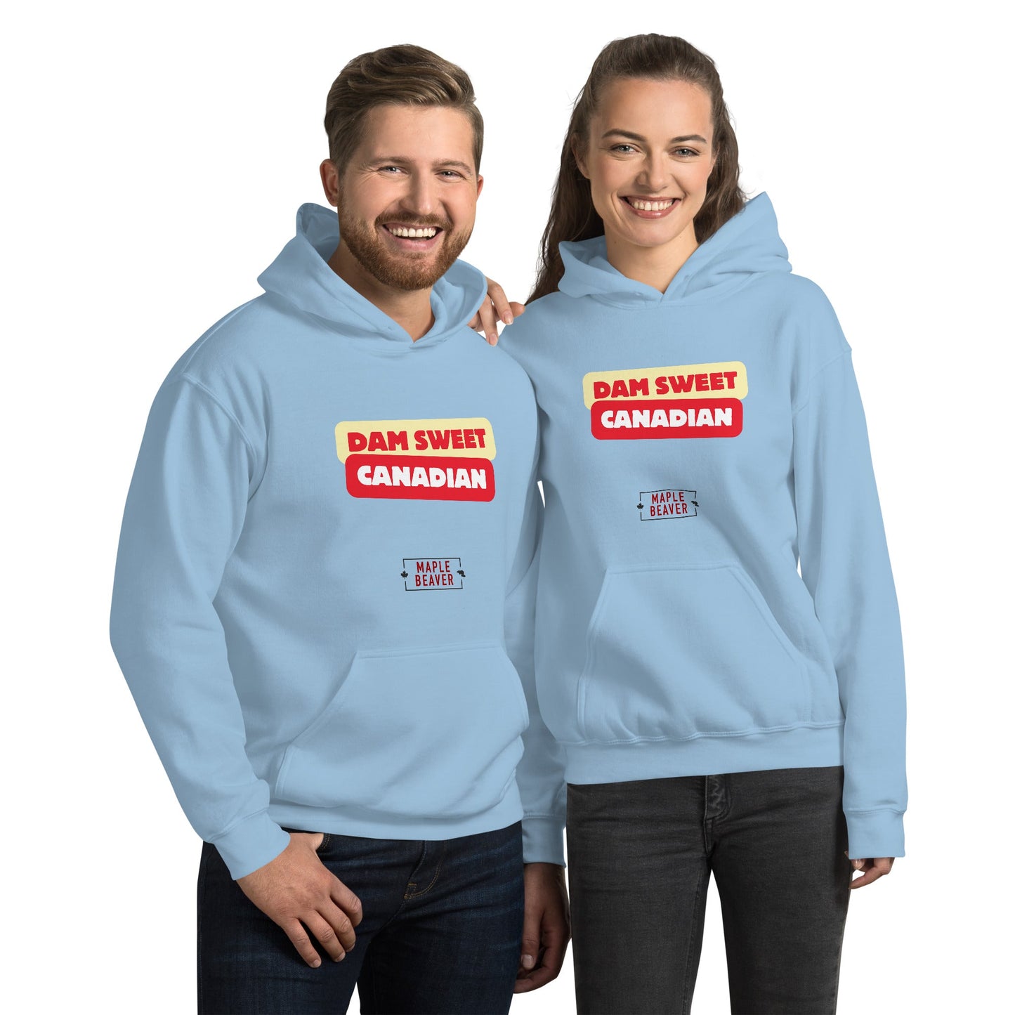 The Dam Sweet Canadian Hoodie – Cozy, Bold, Unapologetically Canadian - Maple Beaver