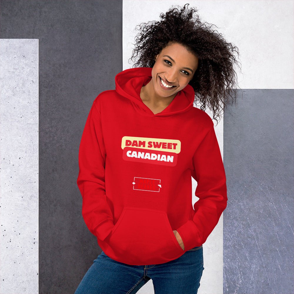 The Dam Sweet Canadian Hoodie – Cozy, Bold, Unapologetically Canadian - Maple Beaver