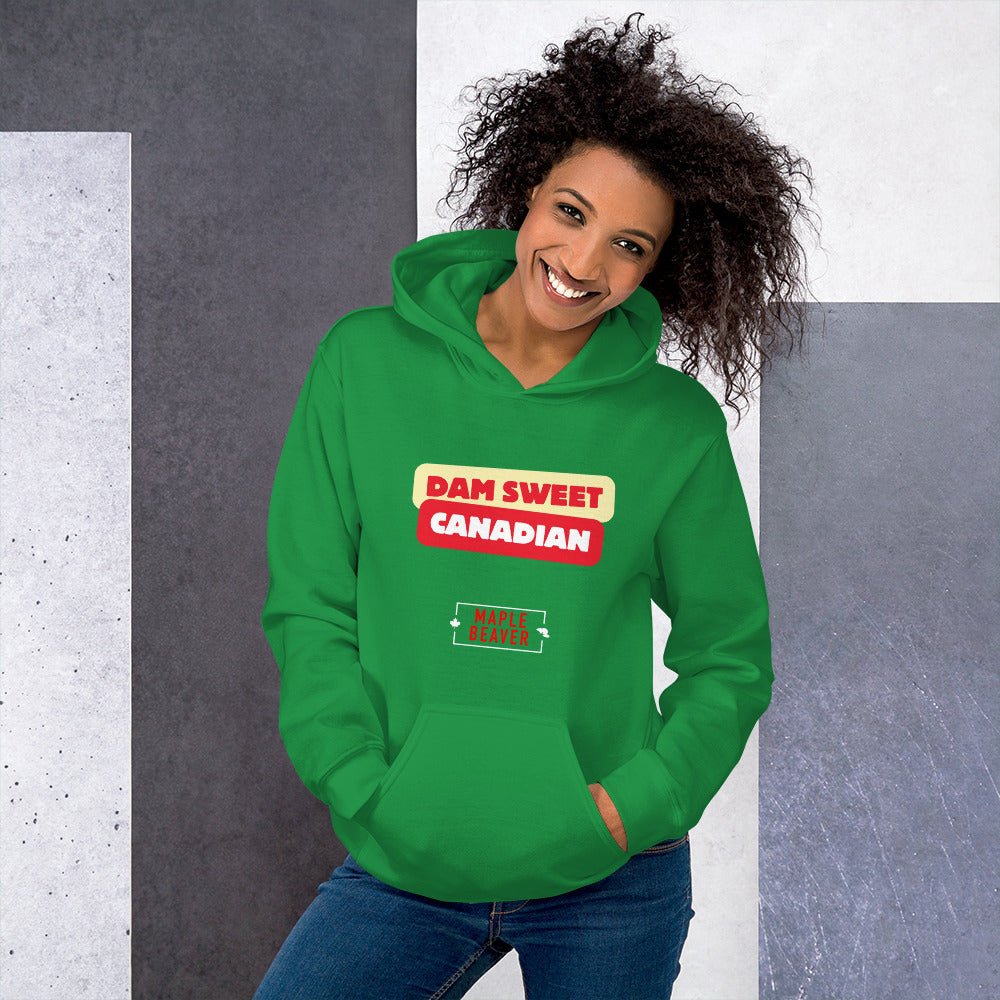 The Dam Sweet Canadian Hoodie – Cozy, Bold, Unapologetically Canadian - Maple Beaver