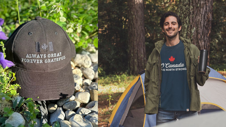 Made in Canada clothing and fashion collection by Maple Beaver featuring organic cotton T-shirts, hoodies, and Canadian-made apparel | Maple Beaver