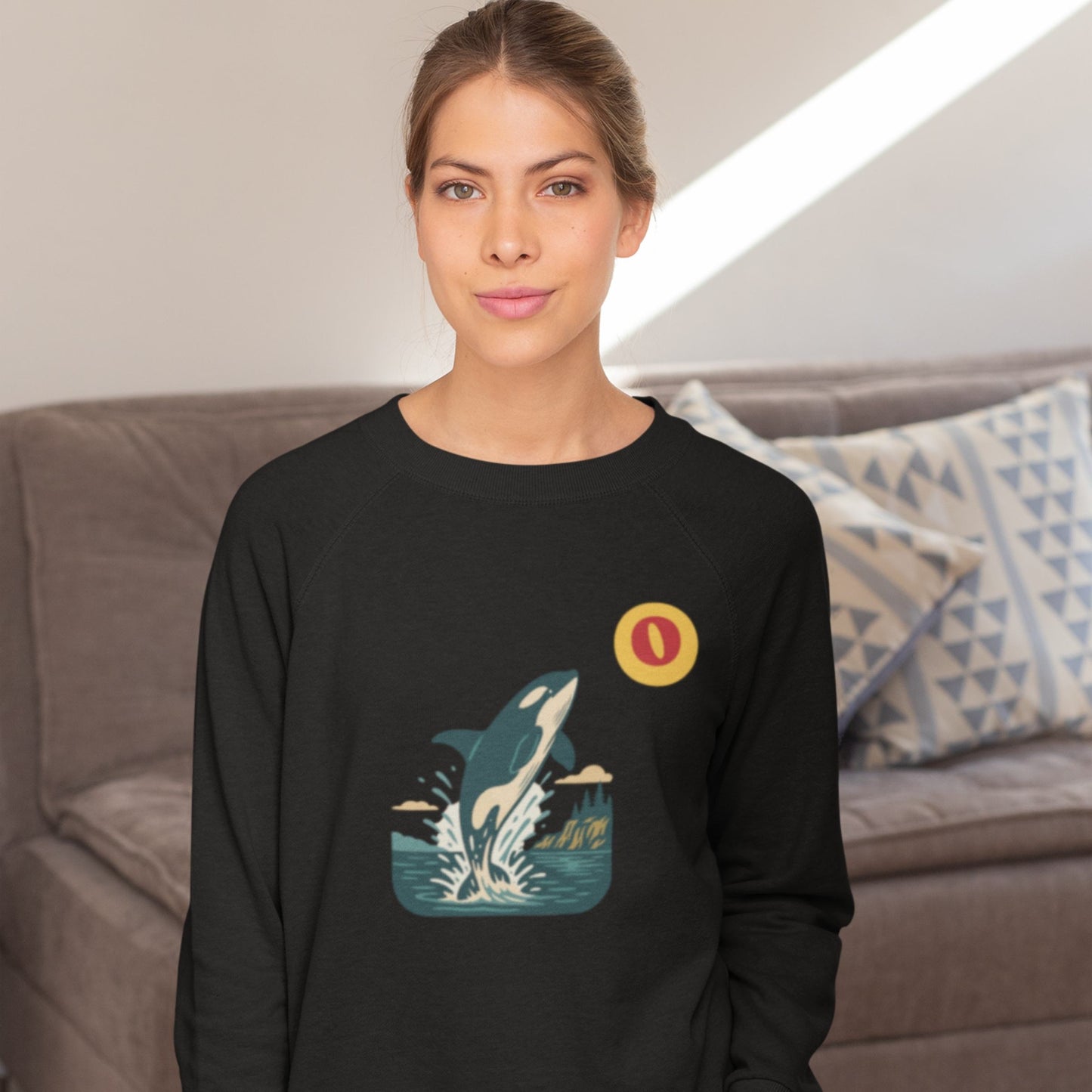 Made in Canada Sweatshirt featuring  Orca | Canadian ABC collection