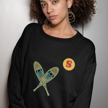 Made in Canada Sweatshirt with Snowshoes | Canadian ABCs