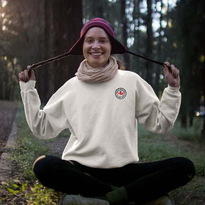 The Dam Sweet Canadian Organic Cotton Sweatshirt | Warm Ivory