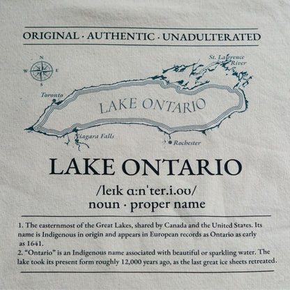 Lake Ontario Hoodie | Made in Canada | 100% Organic Cotton