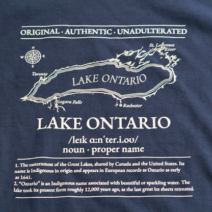 Lake Ontario T-Shirt | Made in Canada | 100% Organic Cotton