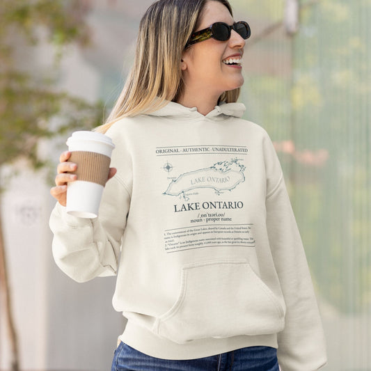 Lake Ontario Hoodie | Made in Canada | 100% Organic Cotton