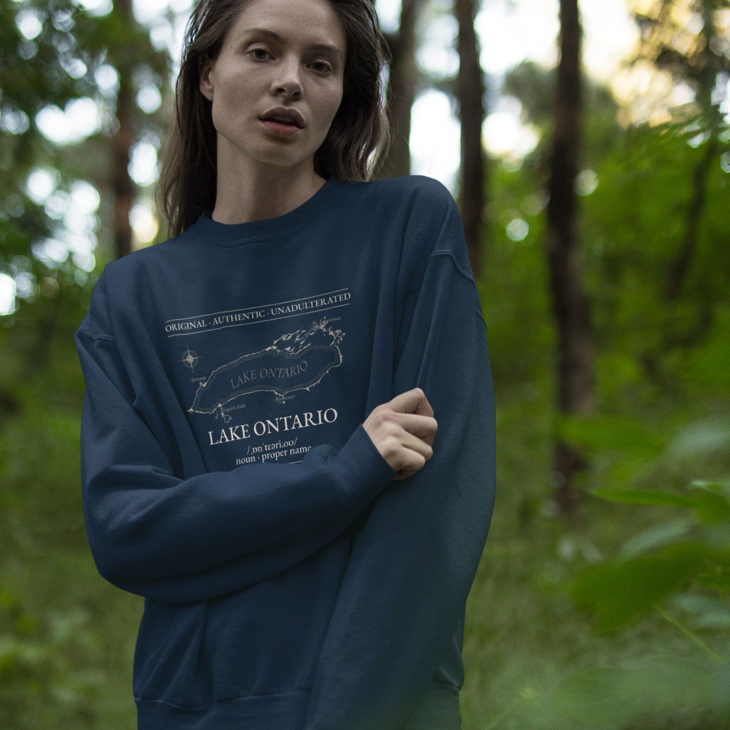 Lake Ontario Sweatshirt | Made in Canada | 100% Organic Cotton