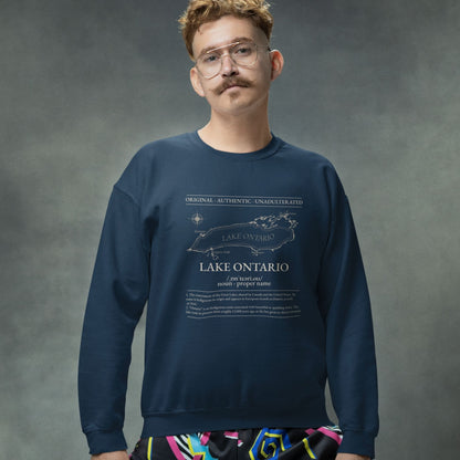 Lake Ontario Sweatshirt | Made in Canada | 100% Organic Cotton