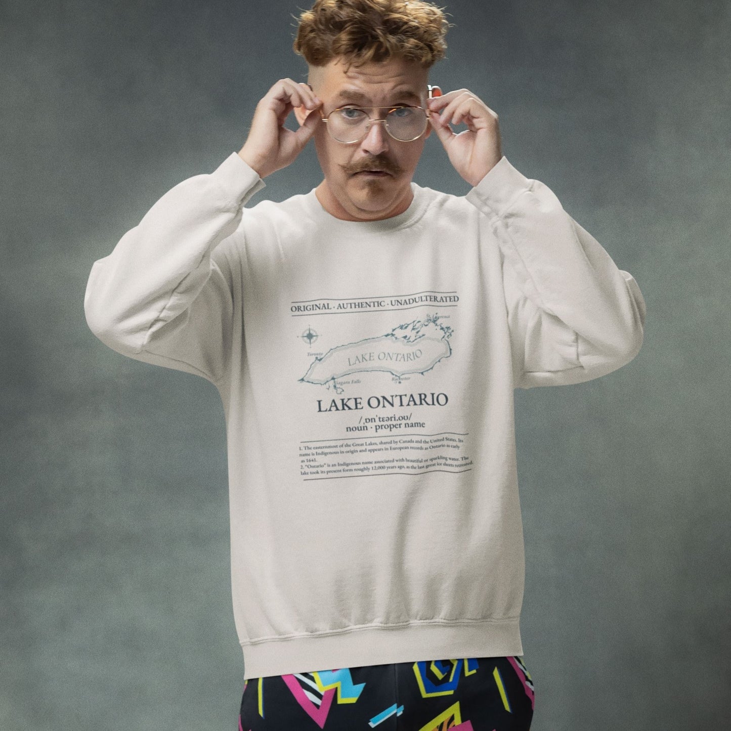 Lake Ontario Sweatshirt | Made in Canada | 100% Organic Cotton