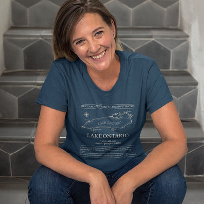Lake Ontario T-Shirt | Made in Canada | 100% Organic Cotton