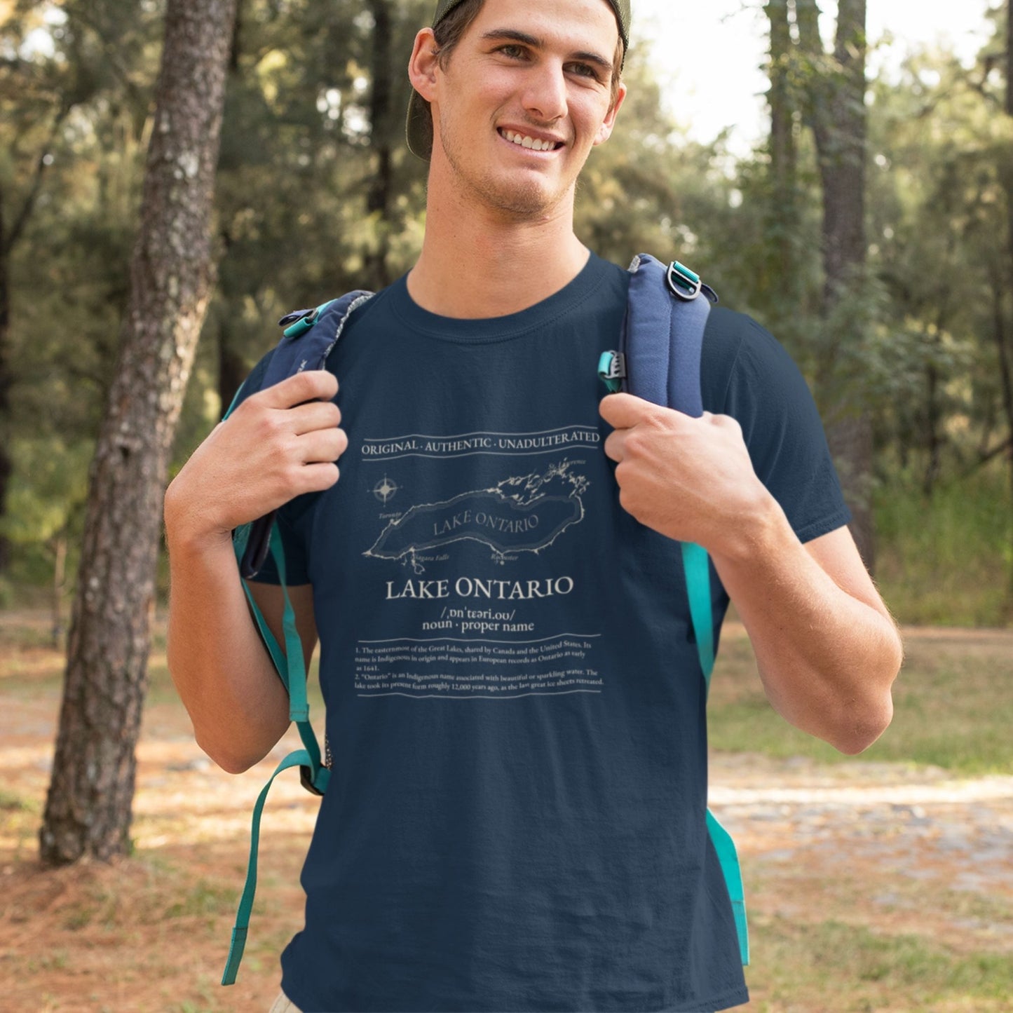 Lake Ontario T-Shirt | Made in Canada | 100% Organic Cotton