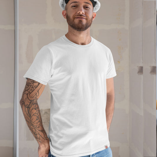 White Minimal Organic Cotton T Shirt