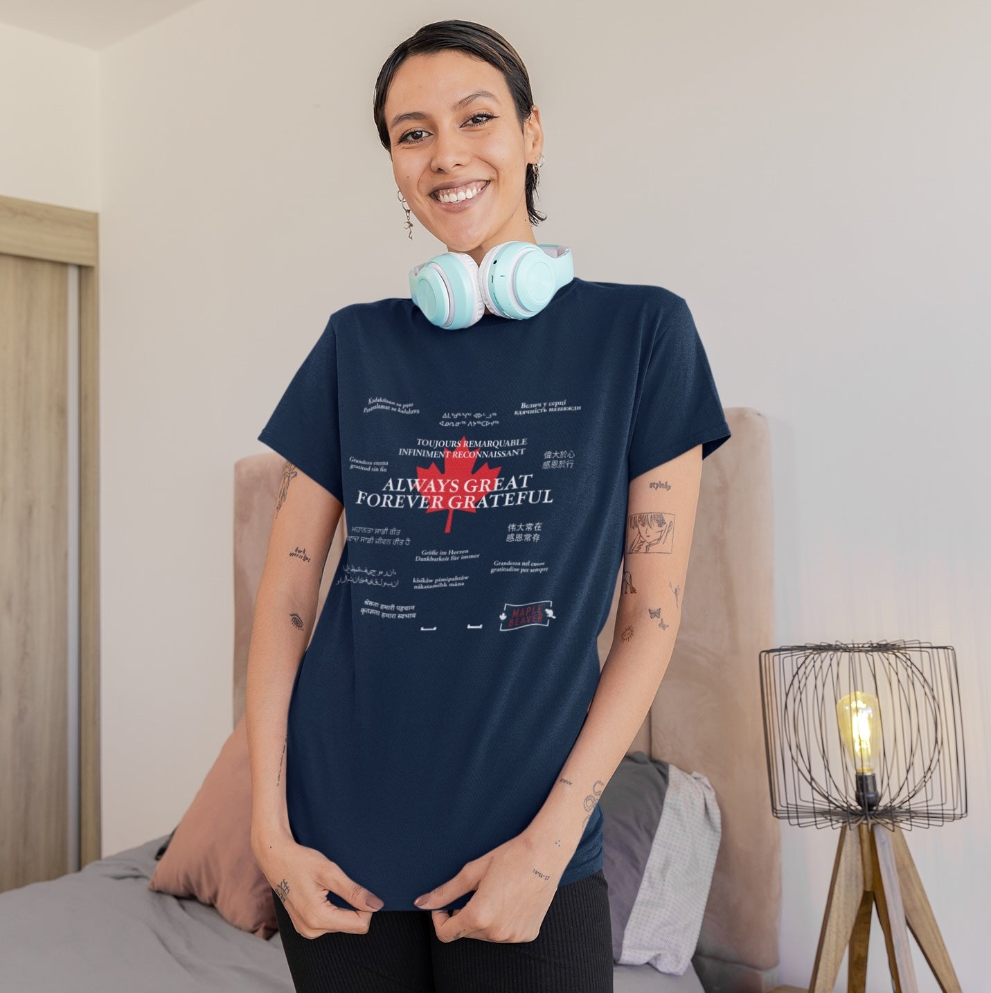 Maple Beaver Unity Tee – Made in Canada T-Shirt for Every Canadian Heart