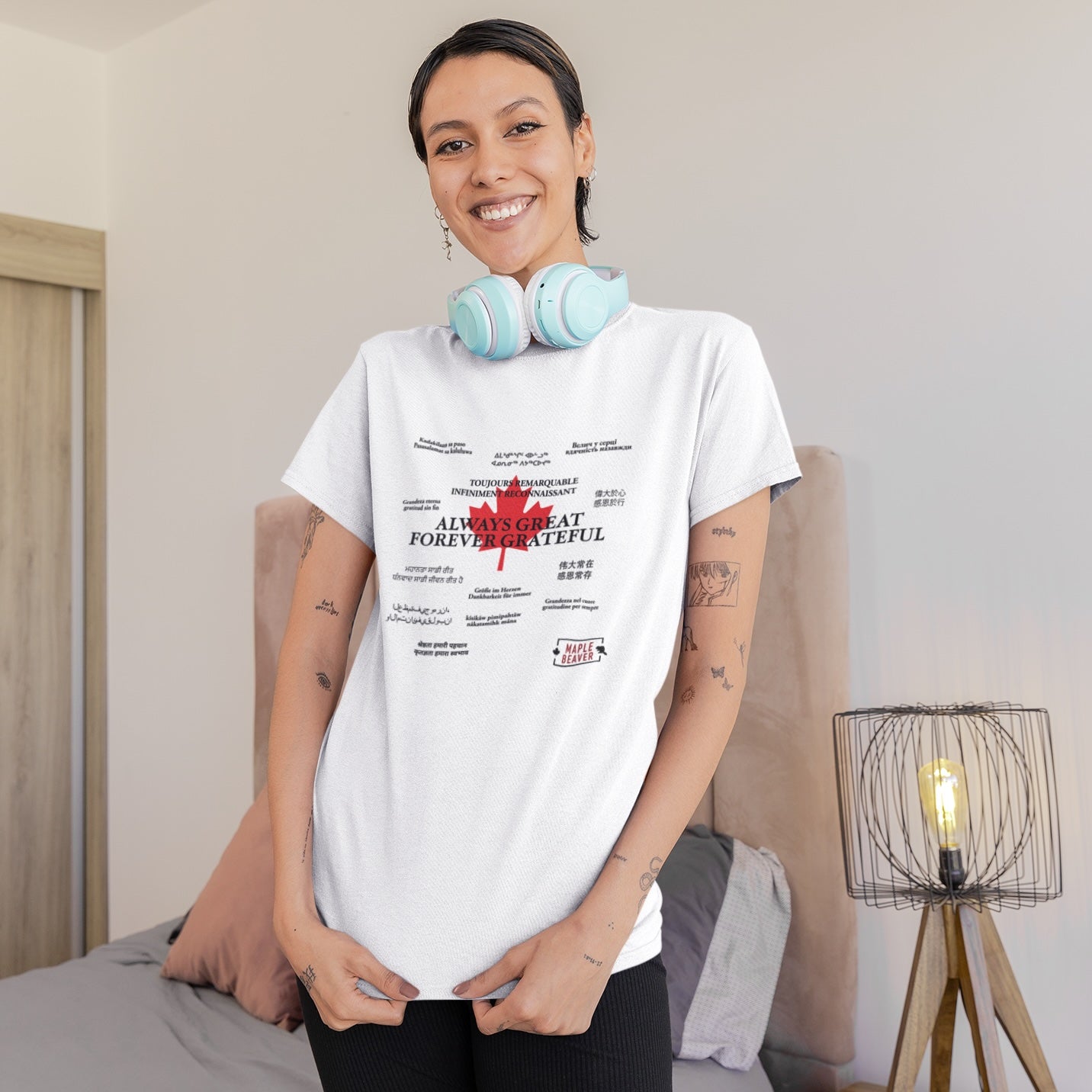Maple Beaver Unity Tee – Made in Canada T-Shirt for Every Canadian Heart