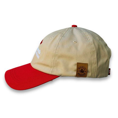 O Canada True North Strong Hat Made in Canada (Beige)