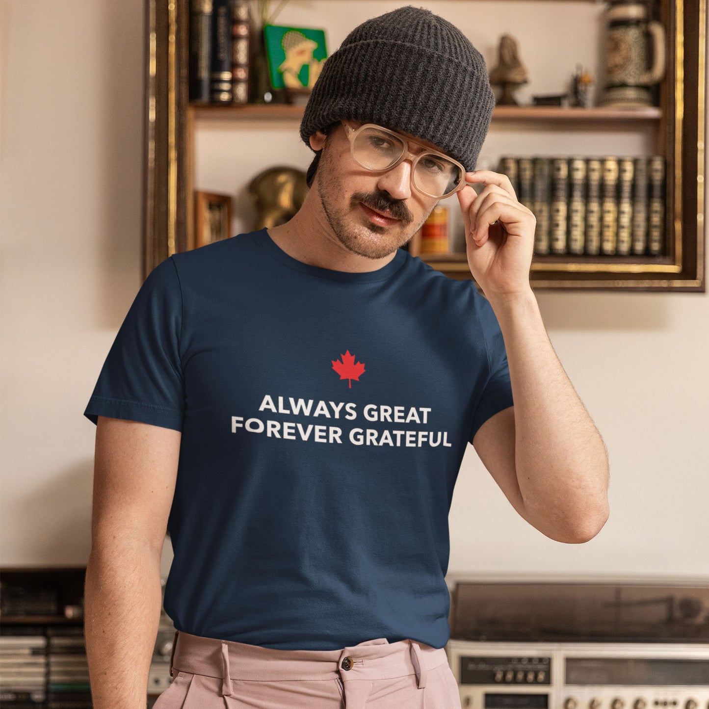 Always Great, Forever Grateful minimal Canadian T Shirt