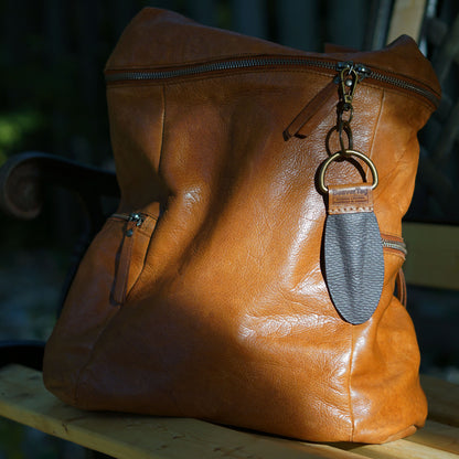 BeaverTag used as a bag charm