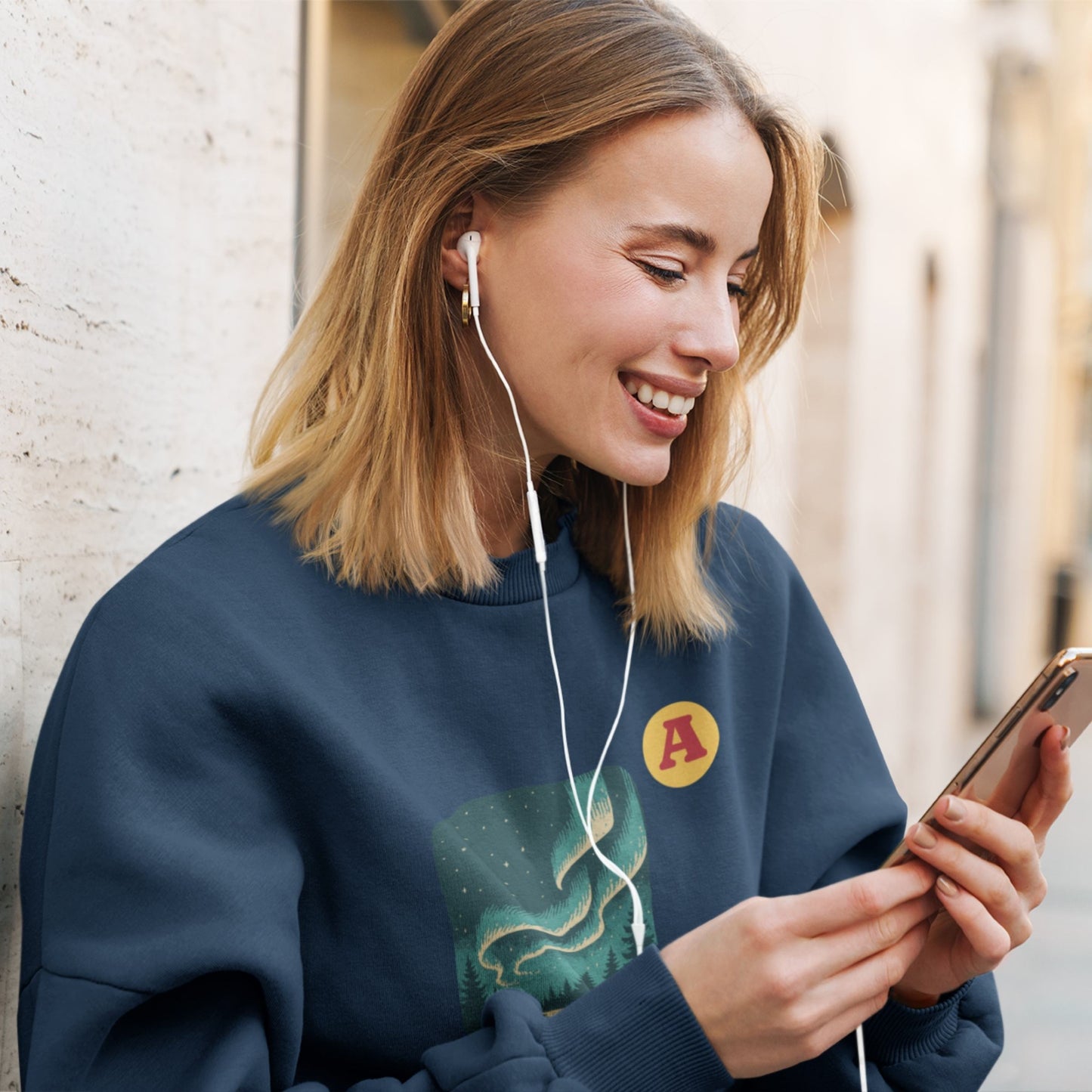 Northern Lights Aurora Sweatshirt | Made in Canada | Organic Cotton