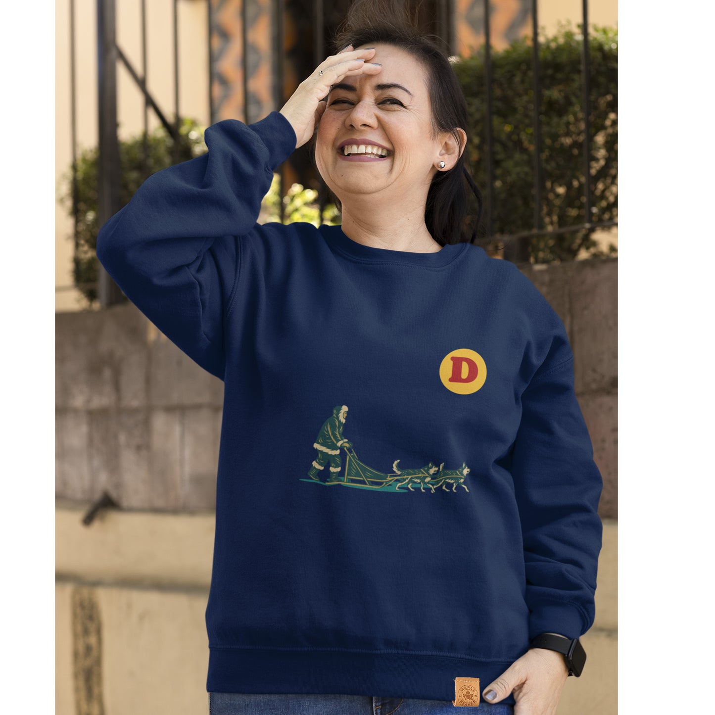 Made in Canda Dog Sled sweatshirt | Canadian ABCs