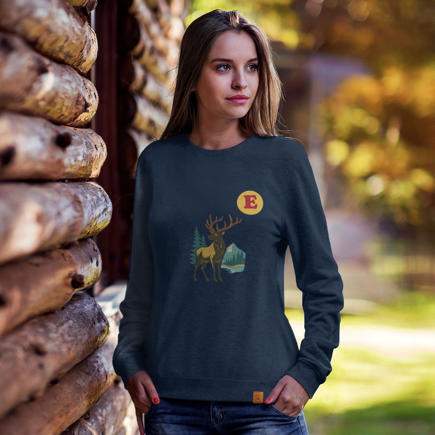 Canadian Elk Sweatshirt | Made in Canada, Organic Cotton