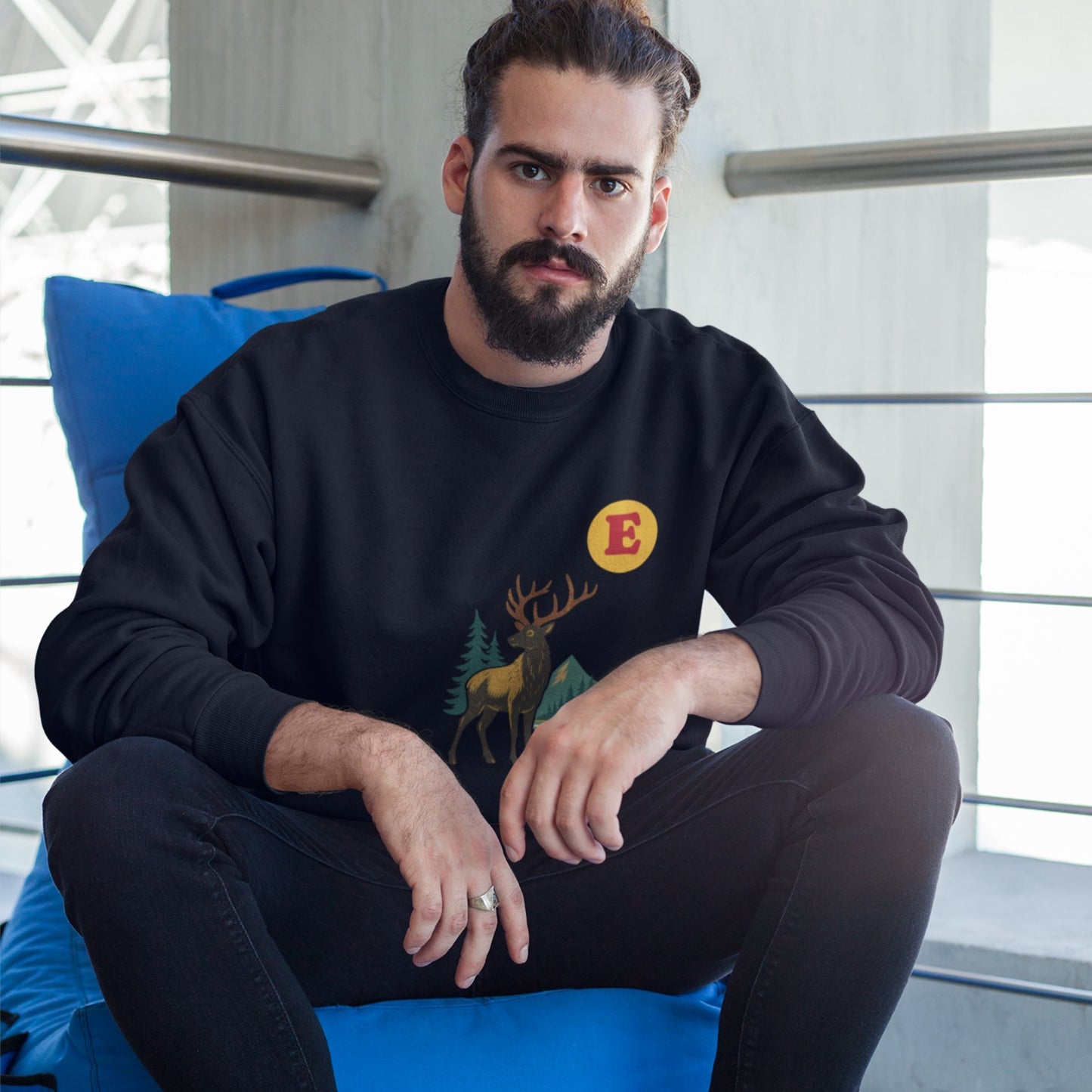 Canadian Elk Sweatshirt | Made in Canada, Organic Cotton