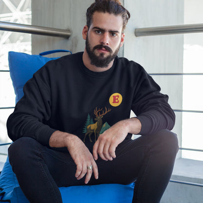 Canadian Elk Sweatshirt | Made in Canada, Organic Cotton