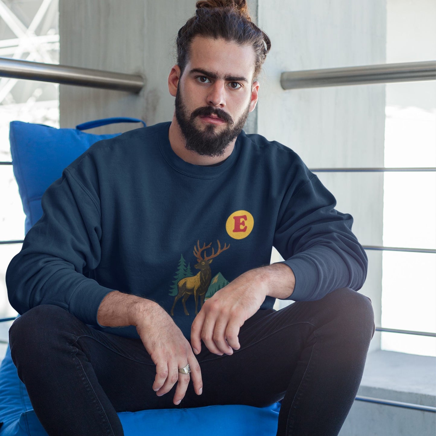 Canadian Elk Sweatshirt | Made in Canada, Organic Cotton