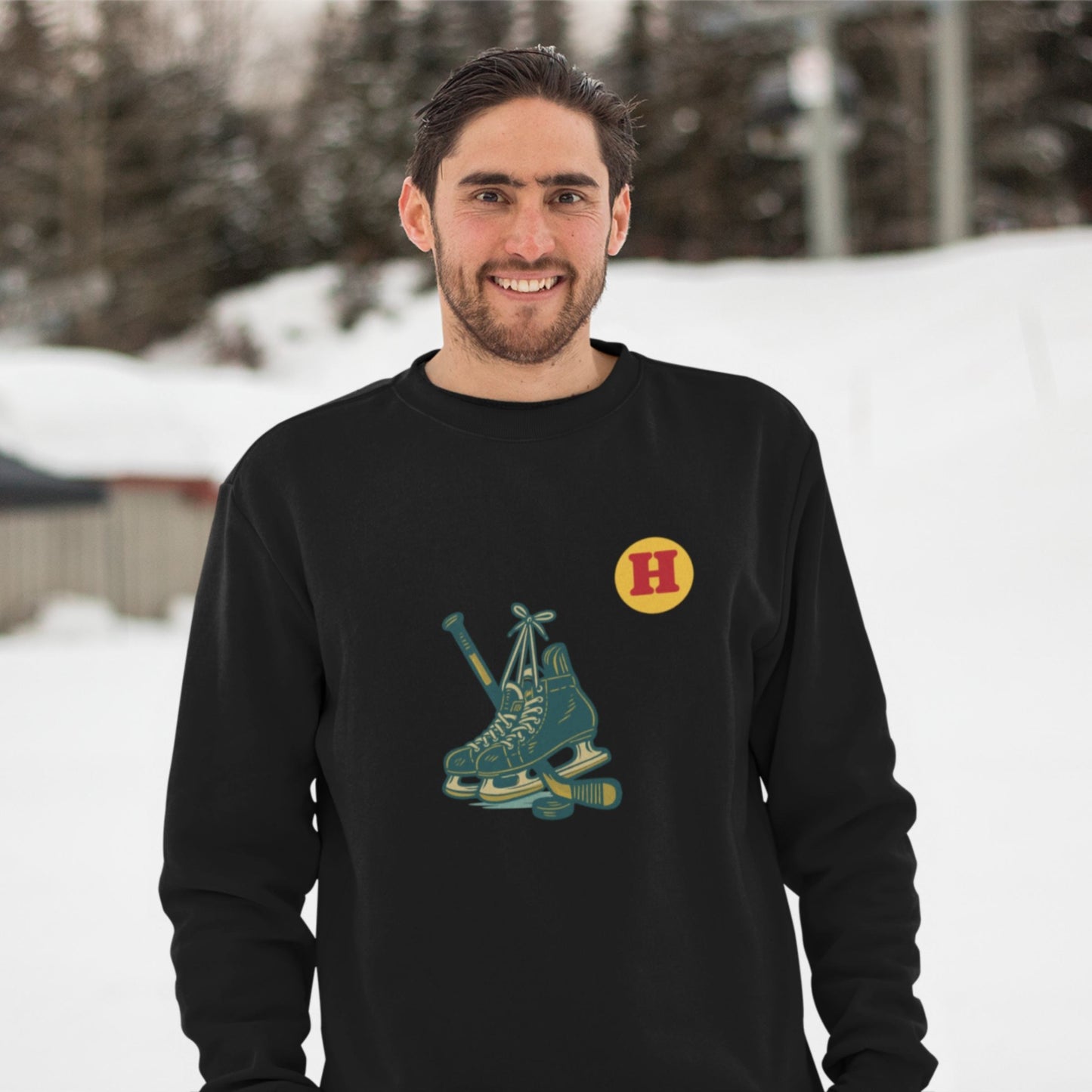Made in Canada Ice Hockey SweatShirt | Organic Cotton