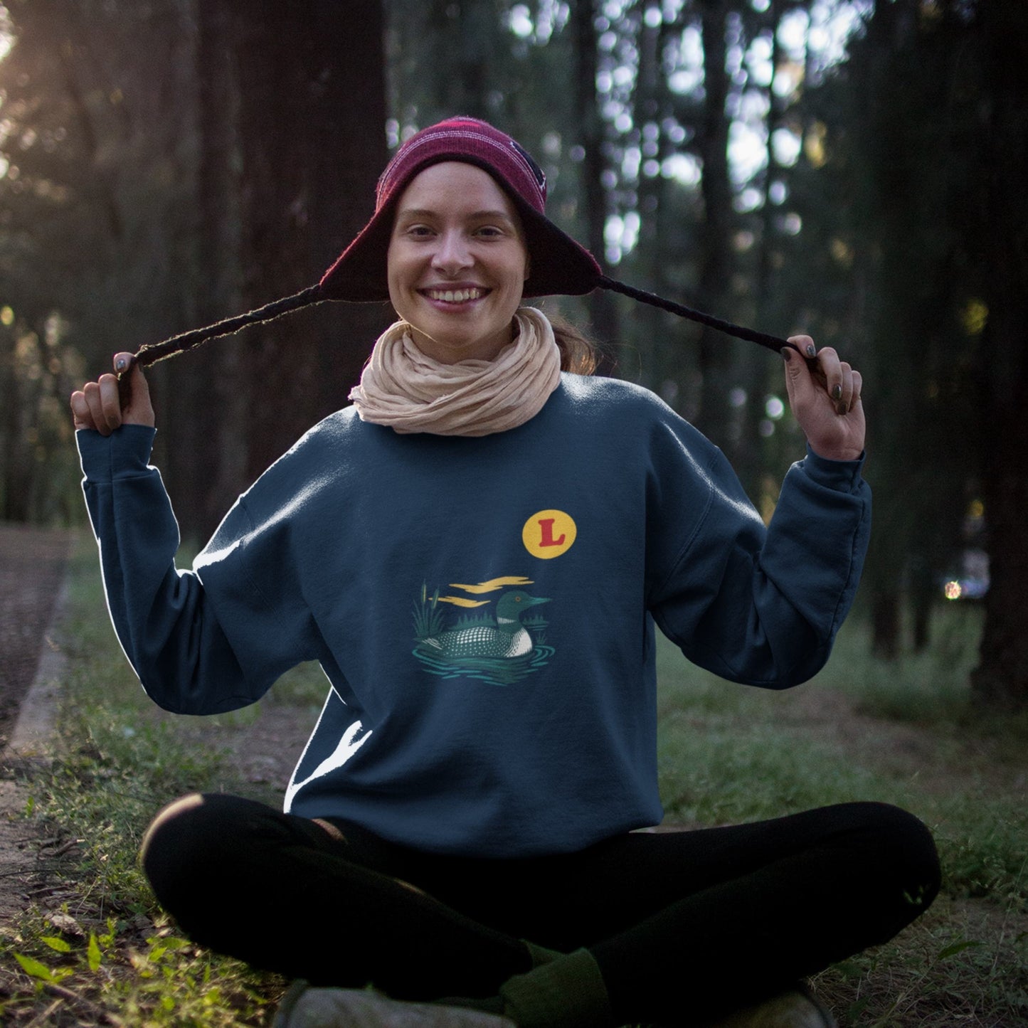 Loon Duck Canadian Sweatshirt in Organic Cotton