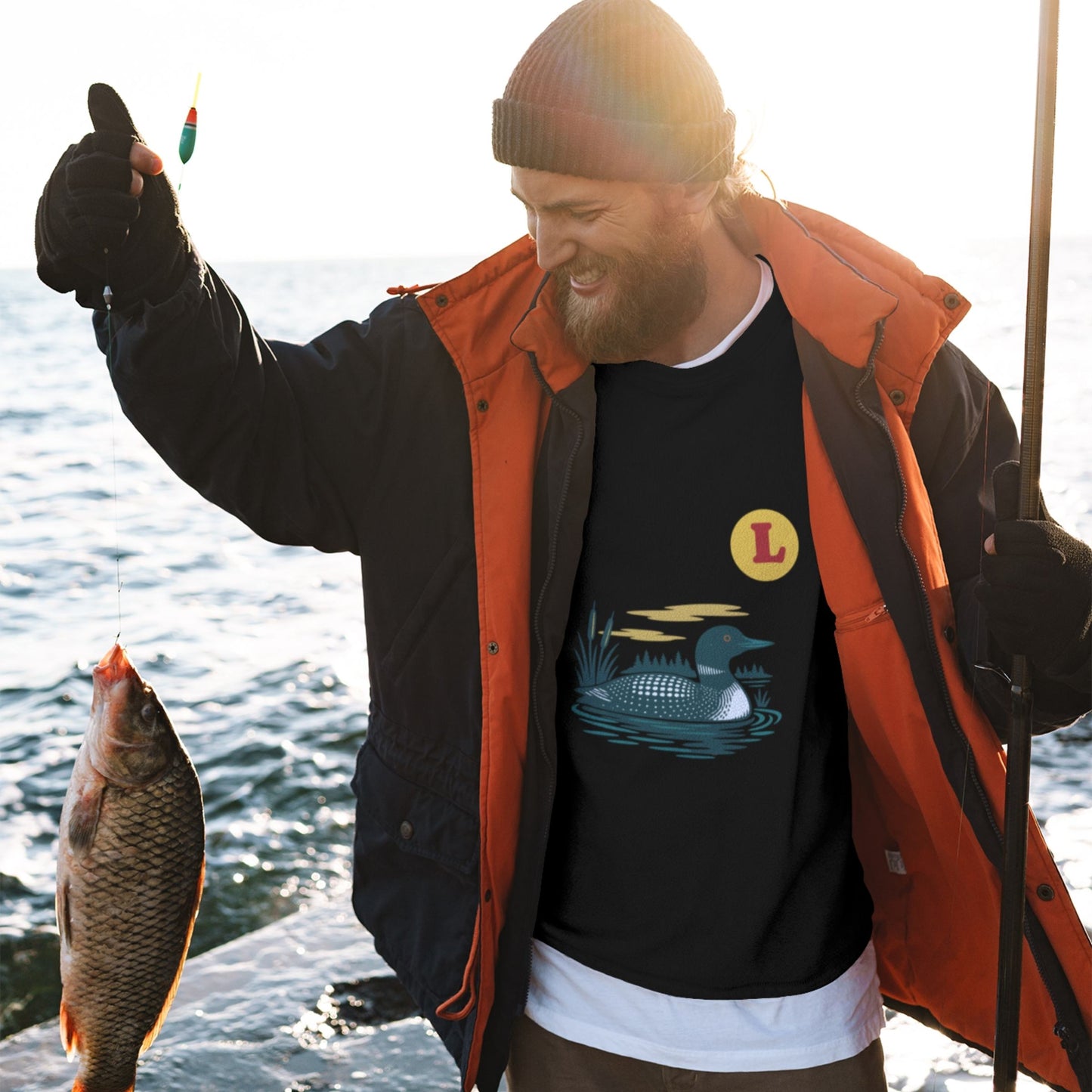 Loon Duck Canadian Sweatshirt in Organic Cotton