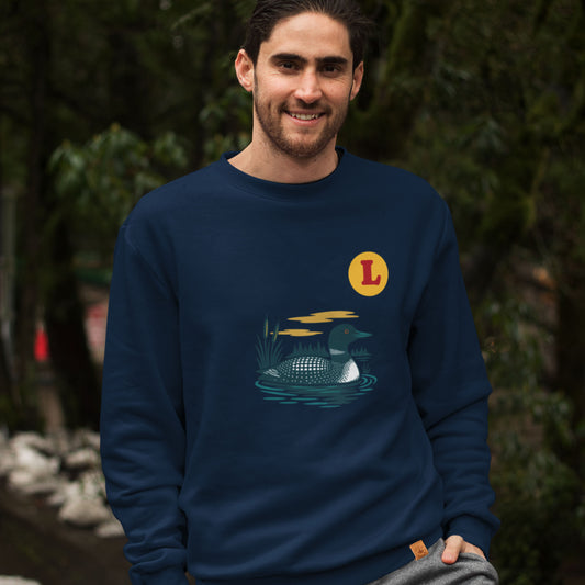 Loon Duck Canadian Sweatshirt in Organic Cotton