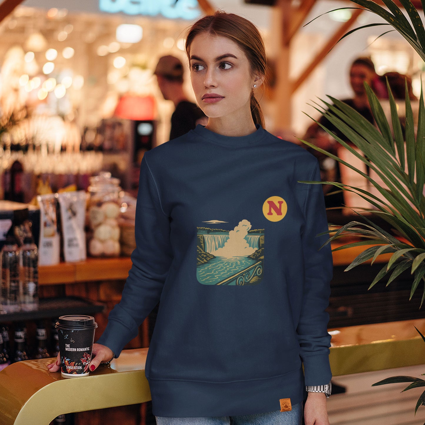 Niagara Falls Canada SweatShirt, Organic Cotton | Canadian ABC collection
