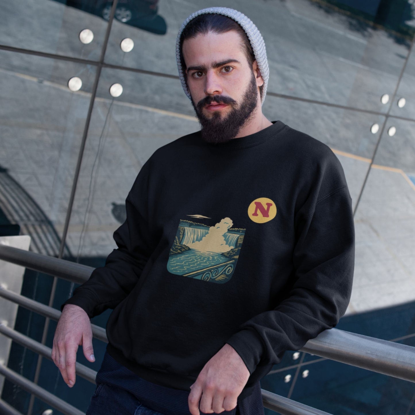 Niagara Falls Canada SweatShirt, Organic Cotton | Canadian ABC collection