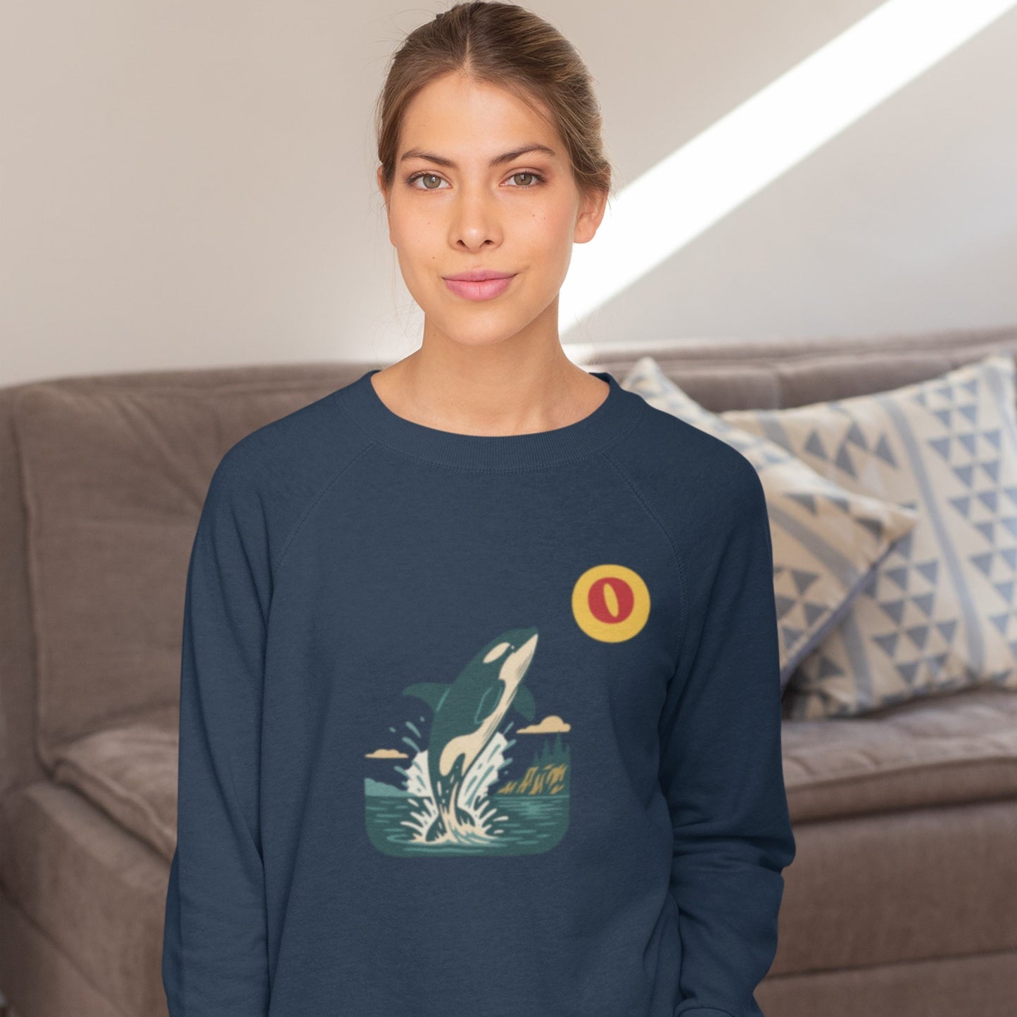 Made in Canada Sweatshirt featuring  Orca | Canadian ABC collection