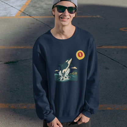 Made in Canada Sweatshirt featuring  Orca | Canadian ABC collection
