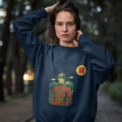RCMP Mountie Sweatshirt Made in Canada, Organic Cotton