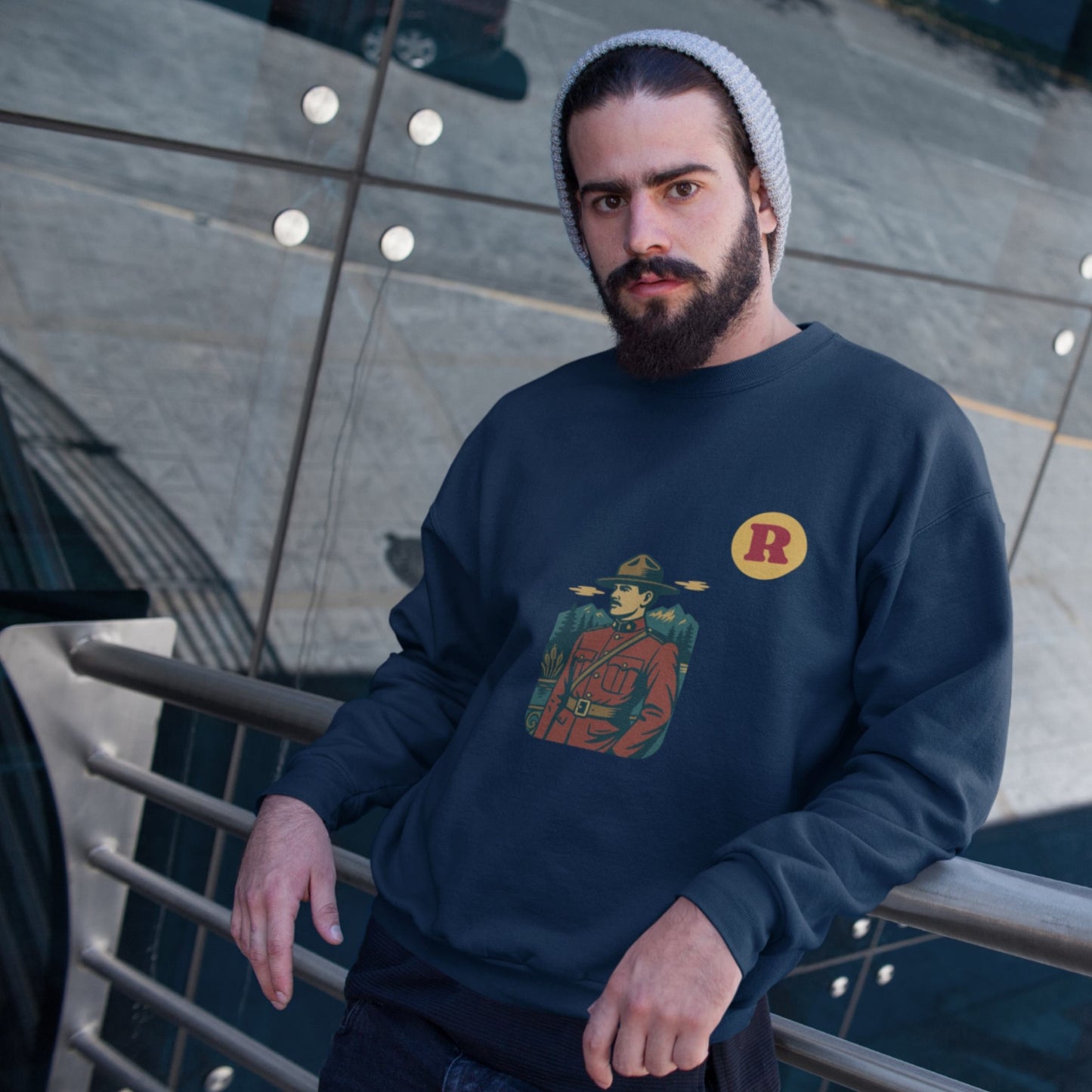 RCMP Mountie Sweatshirt Made in Canada, Organic Cotton