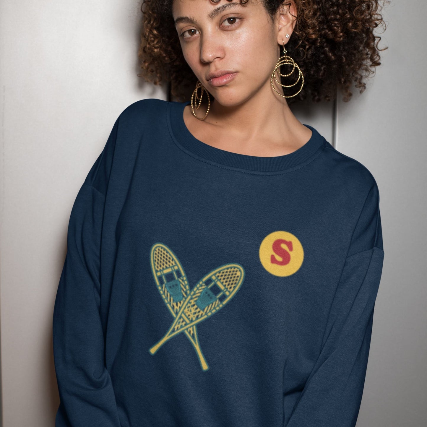 Made in Canada Sweatshirt with Snowshoes | Canadian ABCs