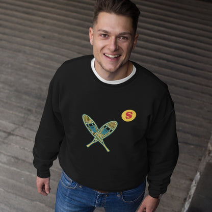 Made in Canada Sweatshirt with Snowshoes | Canadian ABCs