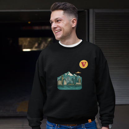 Vancouver Canada Sweatshirt, Organic Cotton | Canadian ABC collection
