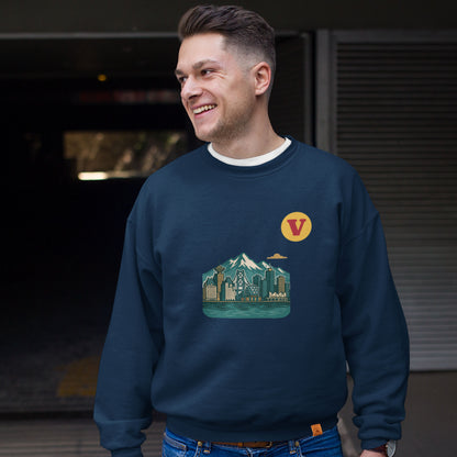 Vancouver Canada Sweatshirt, Organic Cotton | Canadian ABC collection