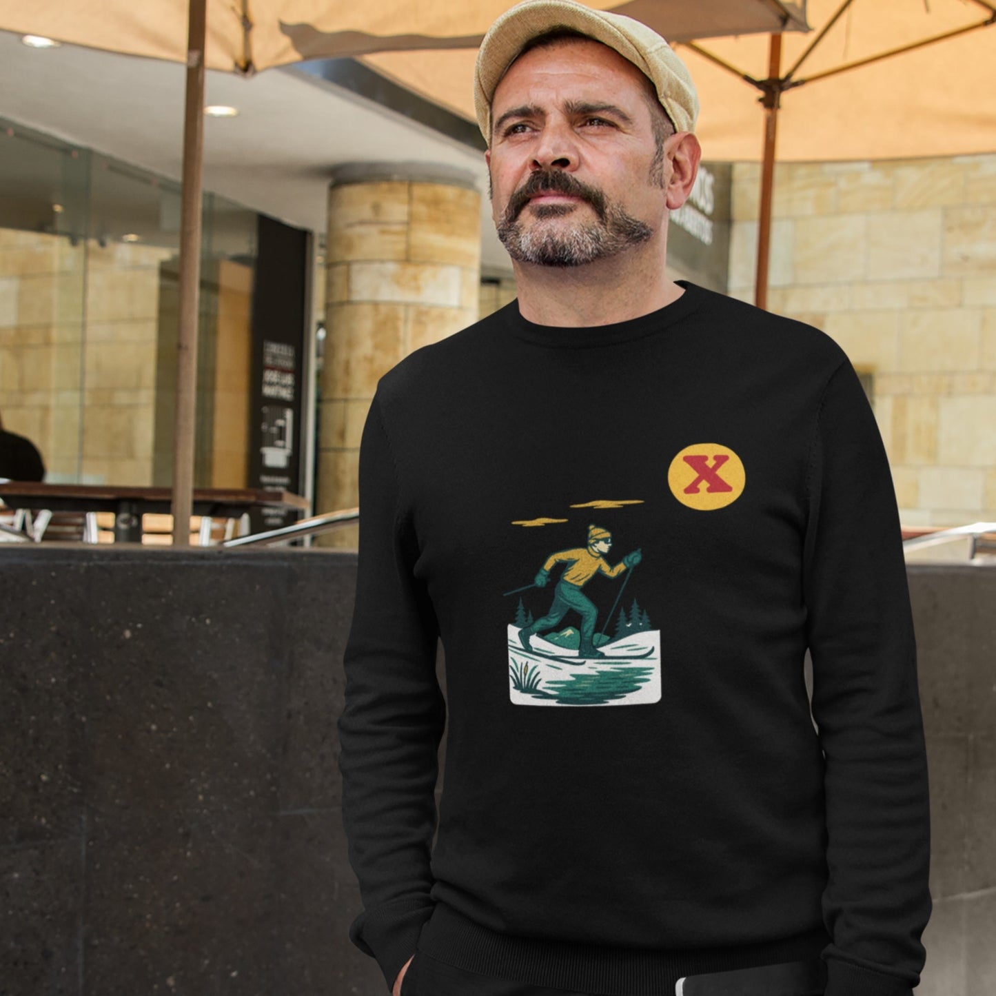 Skiing Sweatshirt proudly mane in Canada | Canadian ABC collection