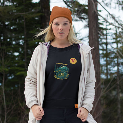 Organic Cotton Canadian Made Sweatshirt featuring Yukon | Canadian Alphabet Y